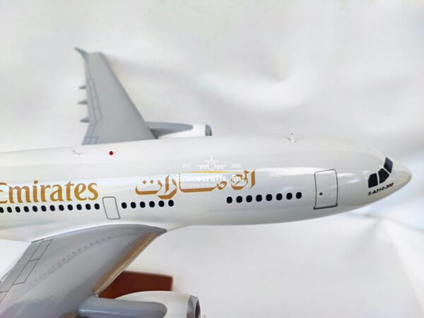 Model of A310-300 Emirates Airlines with detailed craftsmanship.